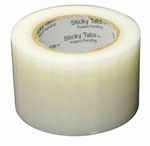STICKY TABS--3 X 3.5", 100' ROLL - Click Image to Close