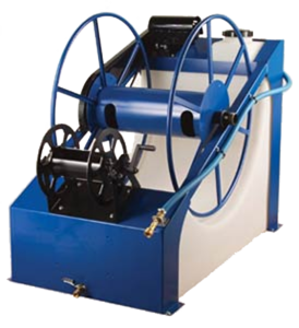 THE WATER POND - Electric Hose Reel w 120 gal water tank