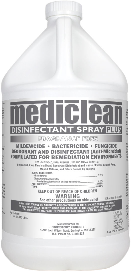 Mediclean Disinfectant Spray Plus Fragrance Free