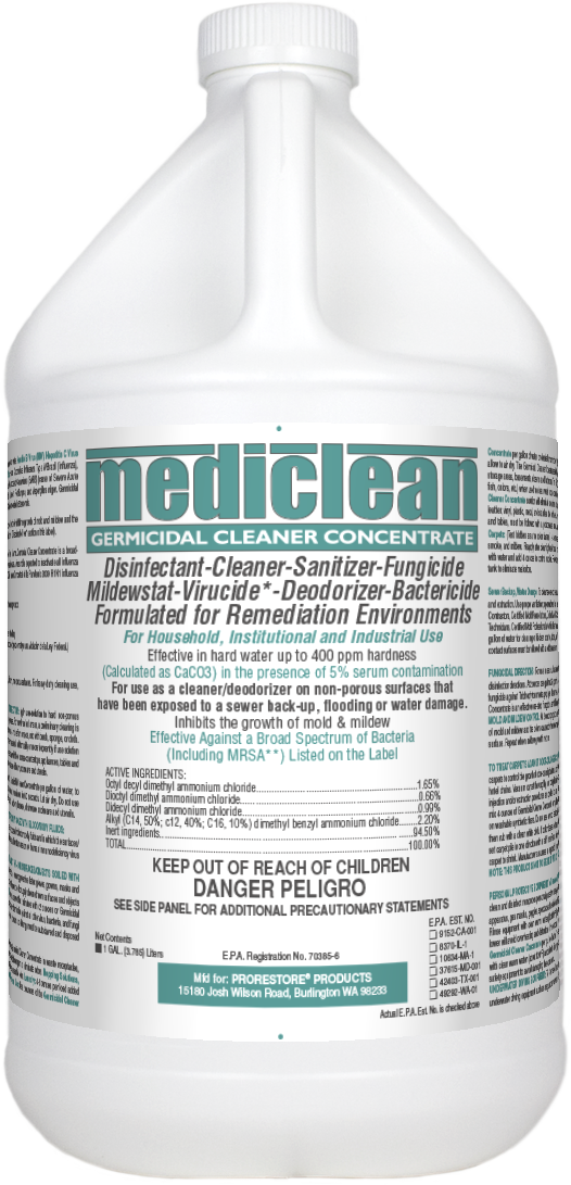 MediClean Germicidal Cleaner Concentrate - Mint
